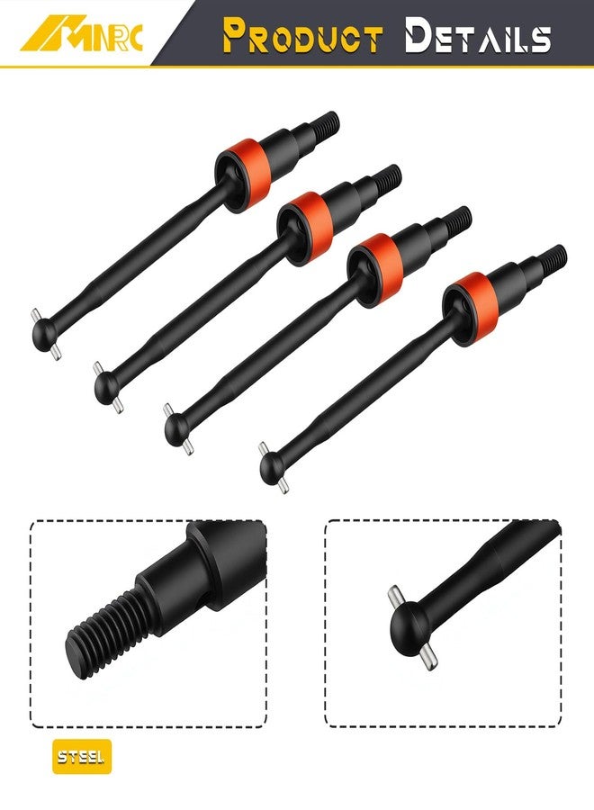NMNRC for Arrma 1/18 Granite Grom Drive Shaft 1/14 Typhon Grom Driveshaft Bold Upgrades Part Red - Image 4